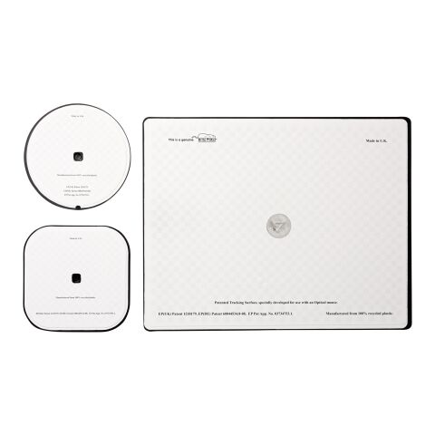 Brite-Mat mouse mat and coaster set combo Solid black | Not applicable | No Branding | not available | not available