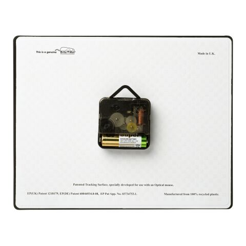 Brite-Clock® rectangular wall clock Solid black | No Branding | not available | not available