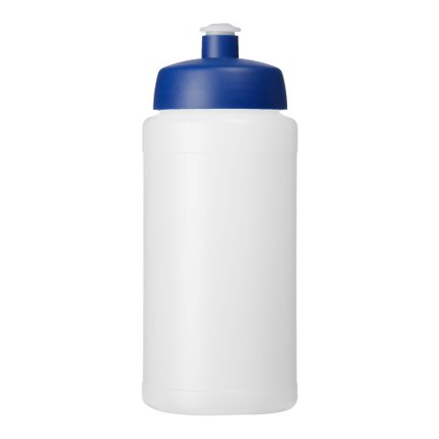 Baseline Plus 500 ml bottle with sports lid White-Blue | No Branding | not available | not available