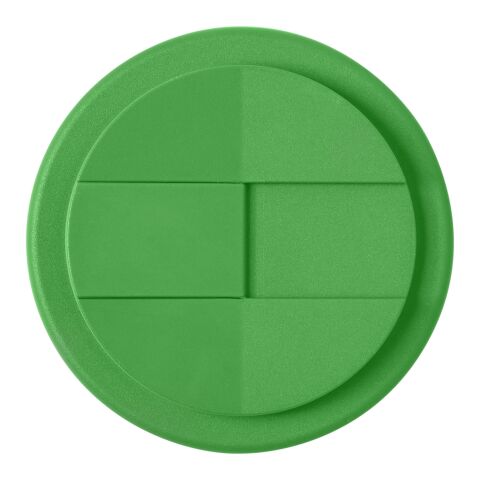 Brite-Americano® Espresso 250 ml tumbler with spill-proof lid White-Green | No Branding | not available | not available