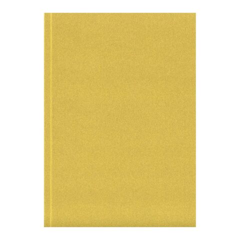 Novella Austen A5 metallic soft cover notebook - 100 sheets Gold | No Branding | not available | not available