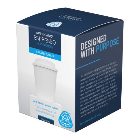 Americano® Espresso POP 250 ml tumbler White | No Branding | not available | not available