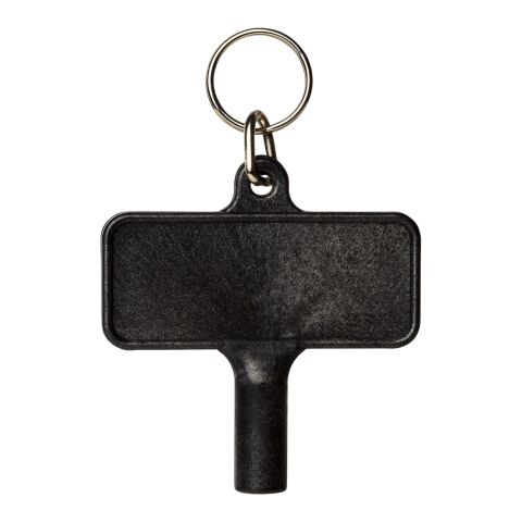 Largo keyring and plastic radiator key Solid black | No Branding | not available | not available