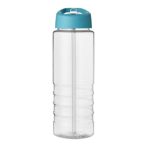 H2O Active® Treble 750 ml spout lid sport bottle Transparent-Aqua blue | No Branding | not available | not available