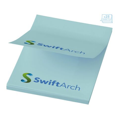 Sticky-Mate® A8 sticky notes 50x75mm Transparent light blue | 25 pages | No Branding | not available | not available