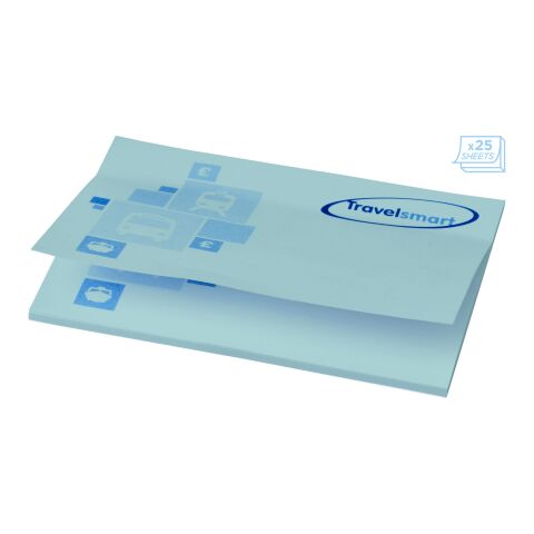 Sticky-Mate® A7 sticky notes 100x75mm Transparent light blue | 25 pages | No Branding | not available | not available