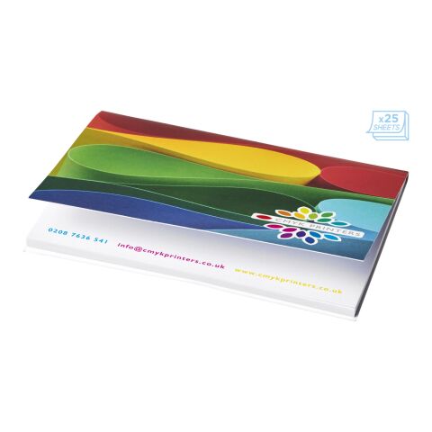 Sticky-Mate® A7 soft cover sticky notes 100x75 White | 25 pages | No Branding | not available | not available