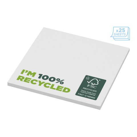 Sticky-Mate recycled sticky notes 75 x 75 mm White | 25 pages | No Branding | not available | not available