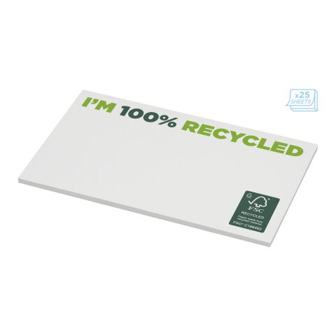 Sticky-Mate recycled sticky notes 127 x 75 mm White | 25 pages | No Branding | not available | not available