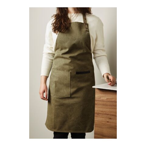 VINGA Tome GRS recycled canvas Apron green | No Branding | not available | not available | not available