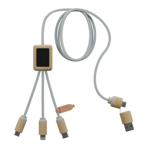 SCX.design C49 5-in-1 charging cableeco Light brown | No Branding | not available | not available