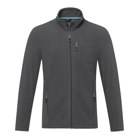 Amber men&#039;s GRS recycled full zip fleece jacket Standard | Storm grey | 2XL | No Branding | not available | not available