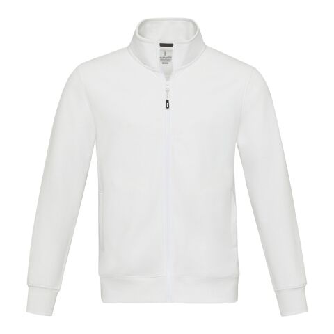 Galena unisex Aware™ recycled full zip sweater Standard | White | 2XL | No Branding | not available | not available | not available