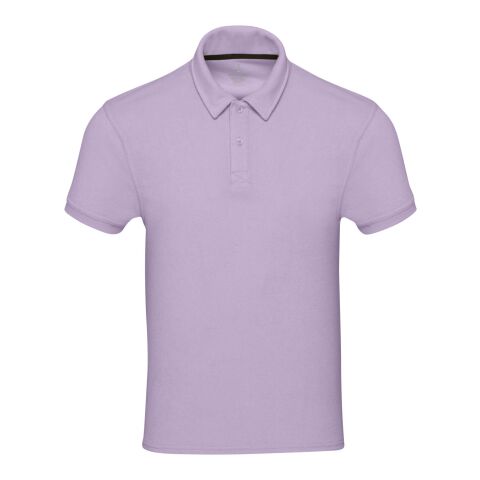 Akoya GRS recycled terry unisex polo Lilac | L | No Branding | not available | not available