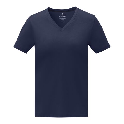 Somoto short sleeve women&#039;s V-neck t-shirt Standard | Deep blue | M | No Branding | not available | not available | not available