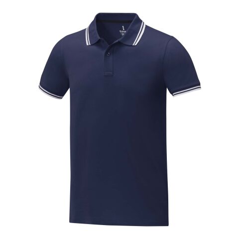 Amarago short sleeve men&#039;s tipping polo Standard | Deep blue | XS | No Branding | not available | not available | not available