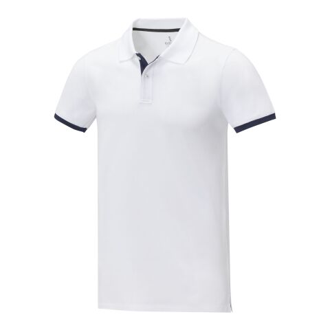 Morgan short sleeve men&#039;s duotone polo Standard | White | XS | No Branding | not available | not available | not available