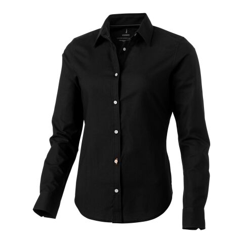 Vaillant long sleeve women&#039;s oxford shirt Standard | Solid black | XL | No Branding | not available | not available | not available