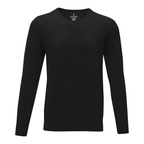 Stanton men&#039;s v-neck pullover Solid black | L | No Branding | not available | not available | not available