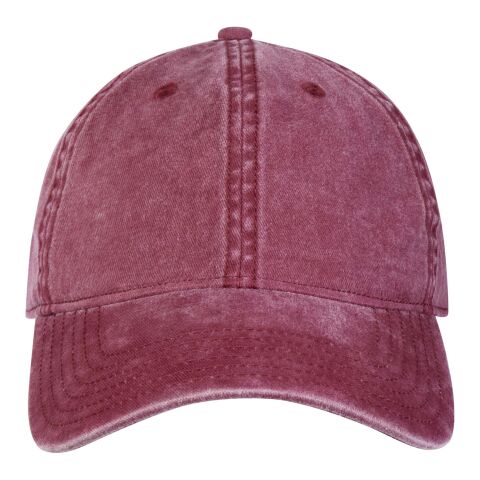 Grafton 6 panel washed cap Standard | Burgundy | not available | No Branding | not available | not available | not available