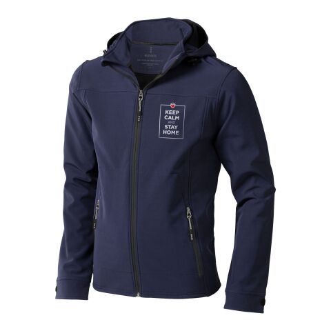 Langley men&#039;s softshell jacket Standard | Deep blue | M | No Branding | not available | not available | not available