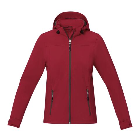 Langley women's GRS recycled softshell jacket Red | 2XL