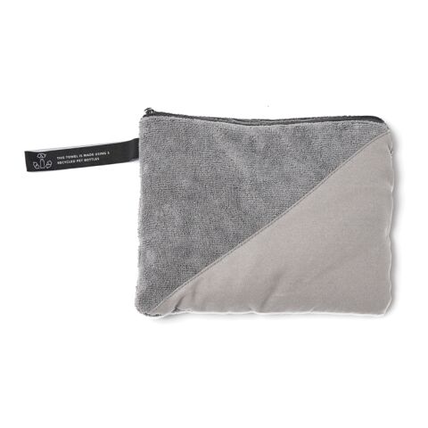VINGA RPET active dry towel 40x80 grey | No Branding | not available | not available | not available