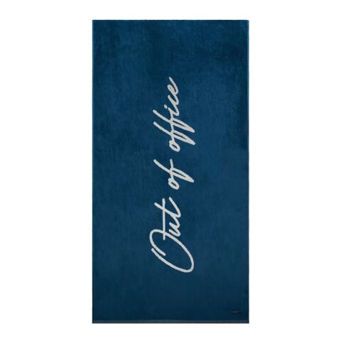 Vinga Lounge chair towel blue-white | No Branding | not available | not available | not available