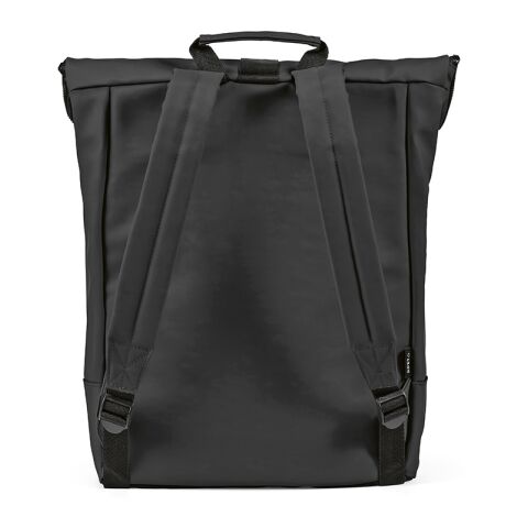 Milan Backpack 24L rPU and rPET. Fits 17&quot; laptop  Solid black | No Branding | not available | not available | not available