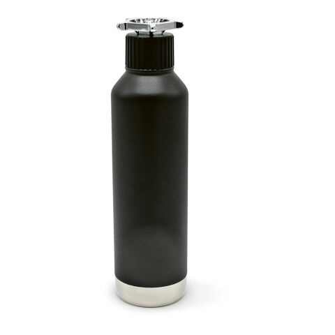 Spiglo Bottle rSS 780ml. Double wall and Leakproof. Wheel shaped lid Black | No Branding | not available | not available | not available