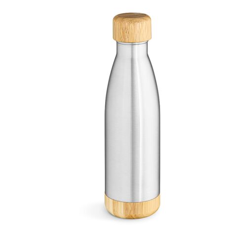 Congo Bottle rSS and Bamboo 780ml. Double wall and Leakproof Silver | No Branding | not available | not available | not available