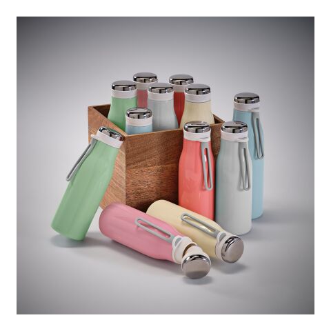 Arkansas 350 Bottle rSS 400ml. Double wall, Leakproof and Handle Light pink | No Branding | not available | not available | not available