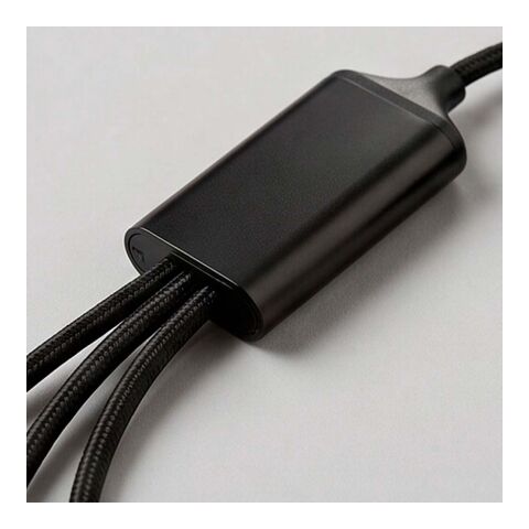 Turing 5-in-1 Cable rPVC. 1.2m 10W Solid black