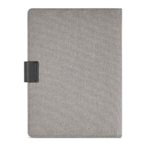 Tolstoy A5 Folder rPET. 64 FSC sheet notepad and rPU closure Dark grey | No Branding | not available | not available | not available