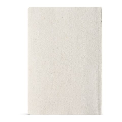 Austen A5 Notebook Hemp cover. 80gsm recycled 196 pages Pastel white | No Branding | not available | not available | not available