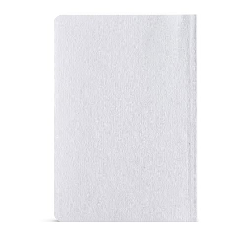 Verne A5 Notebook Cotton Rag cover. 80gsm recycled 196 pages Pastel white | No Branding | not available | not available | not available