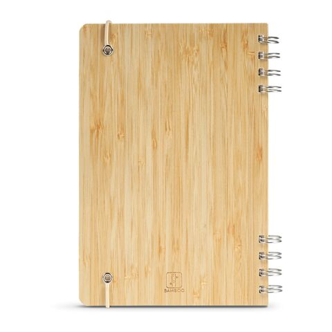Dante A5 Notebook Bamboo cover. 70gsm Recycled 196 pages Natural | No Branding | not available | not available | not available