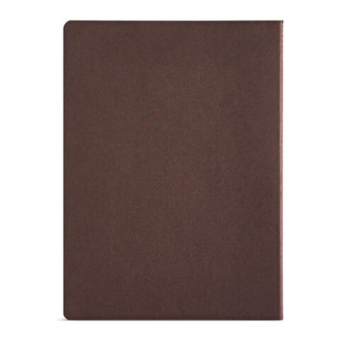 Bronte A4 Softcover Notebook rCardboard cover. FSC paper Brown | No Branding | not available | not available | not available