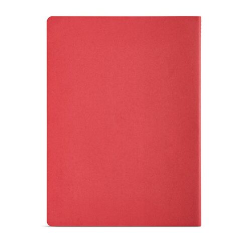 Bronte A4 Softcover Notebook rCardboard cover. FSC paper Red | No Branding | not available | not available | not available