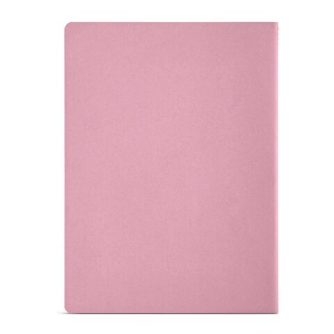 Bronte A5 Softcover Notebook rCardboard cover. FSC paper Pink | No Branding | not available | not available | not available