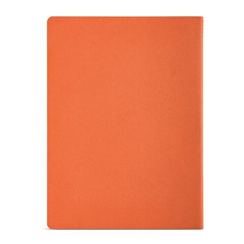 Bronte A5 Softcover Notebook rCardboard cover. FSC paper Orange | No Branding | not available | not available | not available