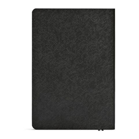 Sartre A5 Soft cover notebook rPU. 80gsm FSC 196 pages Black | No Branding | not available | not available | not available