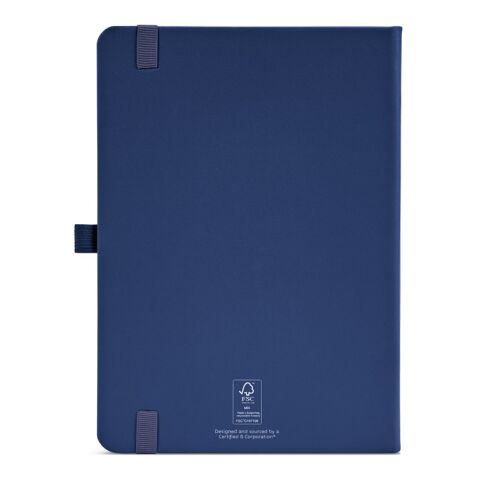 Dumas A5 Hard Cover rPU Notebook. 70gsm FSC® 160 pages Navy blue