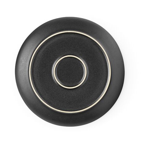 Gaudi ceramic dinner plate. Matt finish. Made in Portugal Black | No Branding | not available | not available | not available