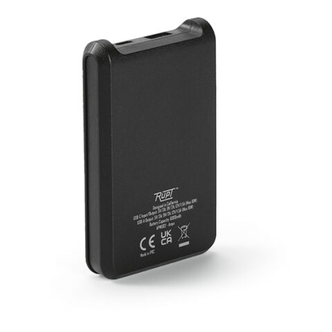 Ampx Powerbank rABS 6000 mAh. 18W. Charges phone 2-3 times Solid black | No Branding | not available | not available | not available