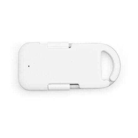 Evergreen Go 2-in1 keyring with powerbank. rTPE. LED indicator White | No Branding | not available | not available | not available