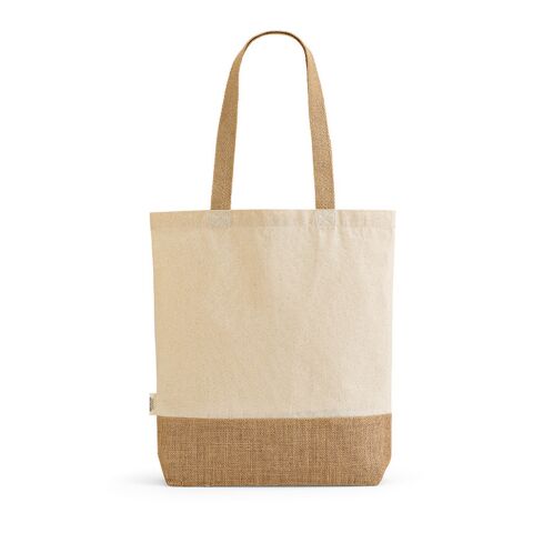 Puncak Shopping Bag rCotton 180gsm and Jute 275gsm Natural | No Branding | not available | not available | not available