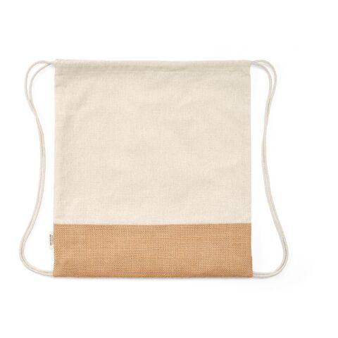 Denali Drawstring Bag rCotton 180gsm and Jute 275gsm Natural | No Branding | not available | not available | not available