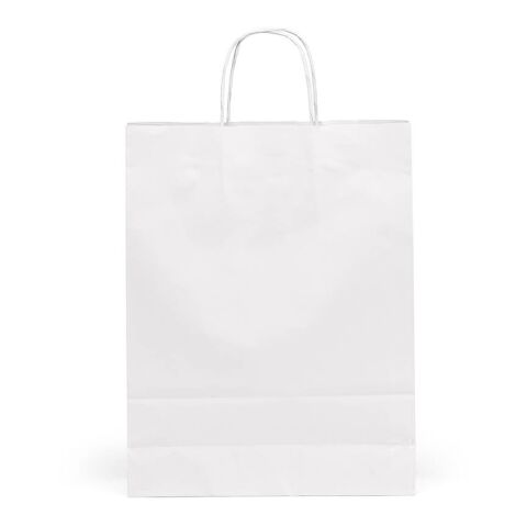 Etna L White FSC® Kraft Bag. 100gsm.Made in Portugal White | No Branding | not available | not available | not available