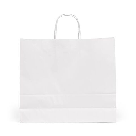 Etna XL White FSC® Kraft Bag. 100gsm. Made in Portugal White | No Branding | not available | not available | not available